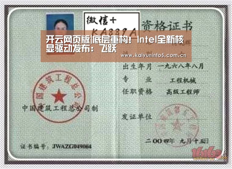 开云网页版|底层重构!Intel全新核显驱动发布:飞跃